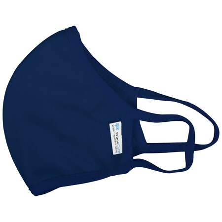 Primocare Reusable, Anti-microbial Face Mask, Navy Blue, Adult, 5 PK PRRMBL